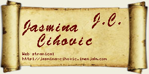 Jasmina Čihović vizit kartica
